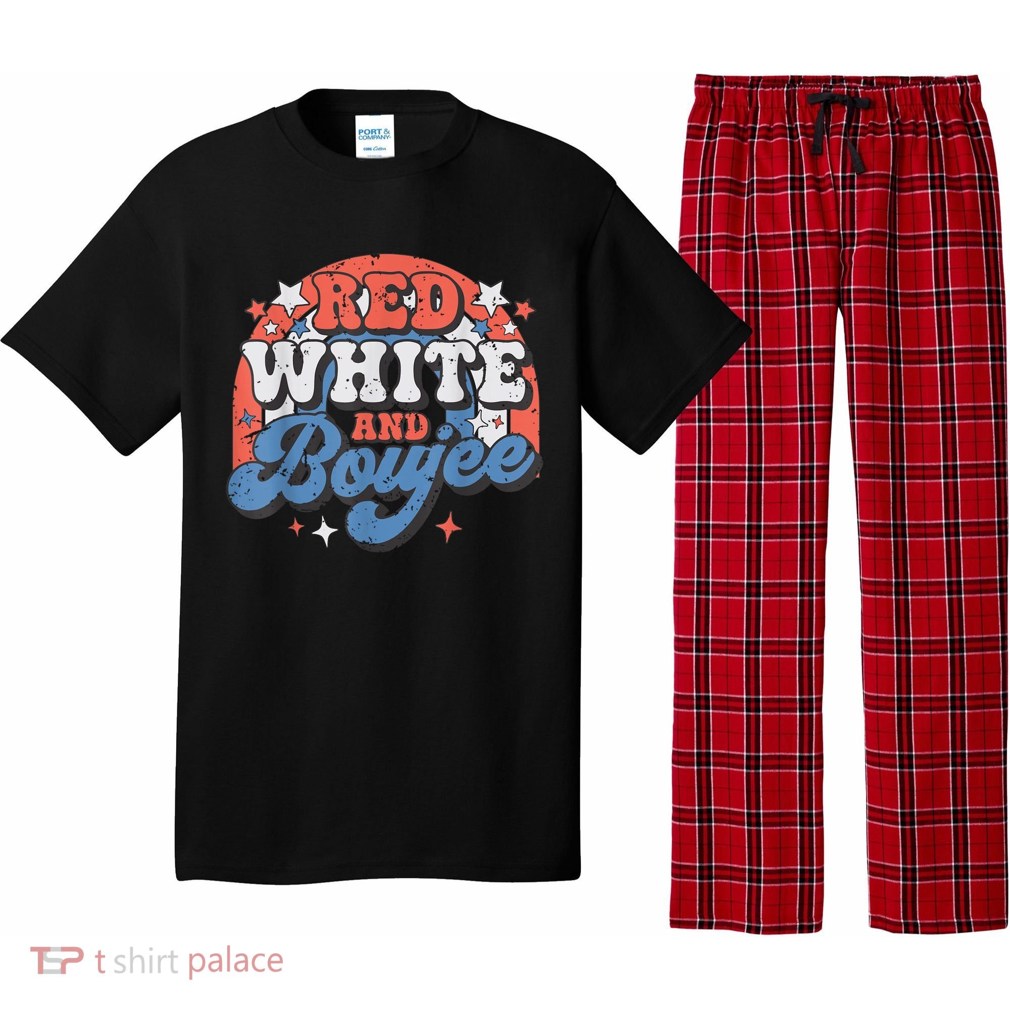 Red White And Boujee 4th Of July Pajama Set