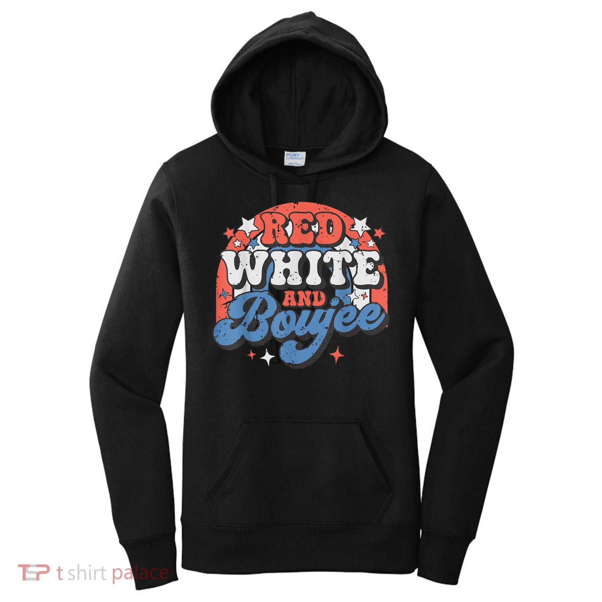 Red White And Boujee 4th Of July Women's Hoodie