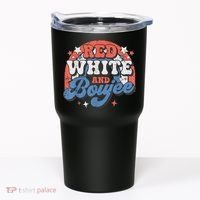 Red White And Boujee 4th Of July Tumbler thumb 0