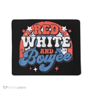 Red White And Boujee 4th Of July Mousepad
