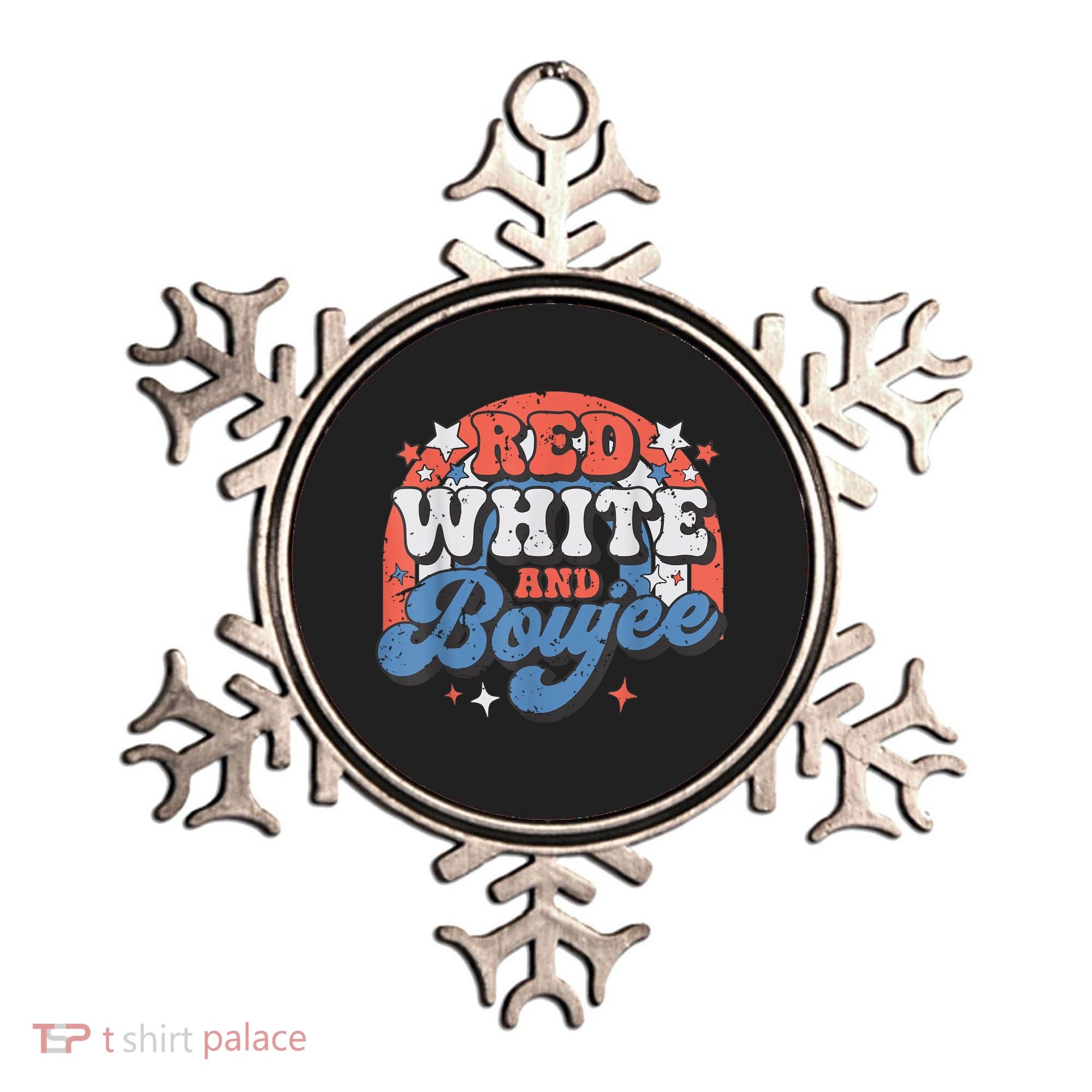 Red White And Boujee 4th Of July Ornament