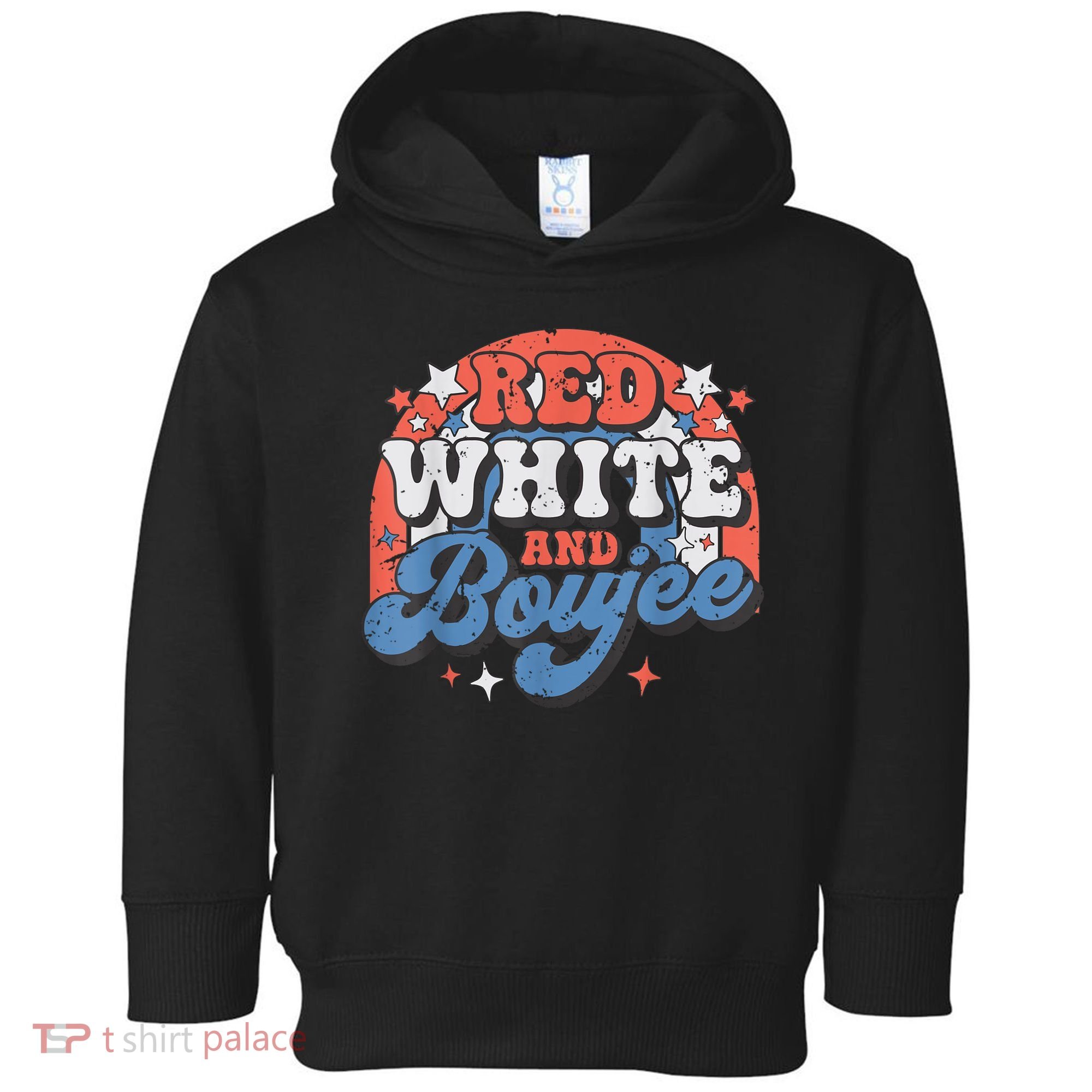 Red White And Boujee 4th Of July Toddler Hoodie