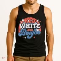 Red White And Boujee 4th Of July Tank Top thumb 3