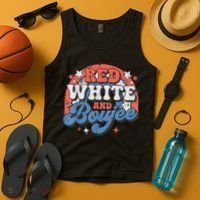 Red White And Boujee 4th Of July Tank Top thumb 4