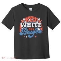 Red White And Boujee 4th Of July Toddler T-Shirt thumb 0