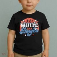 Red White And Boujee 4th Of July Toddler T-Shirt thumb 2
