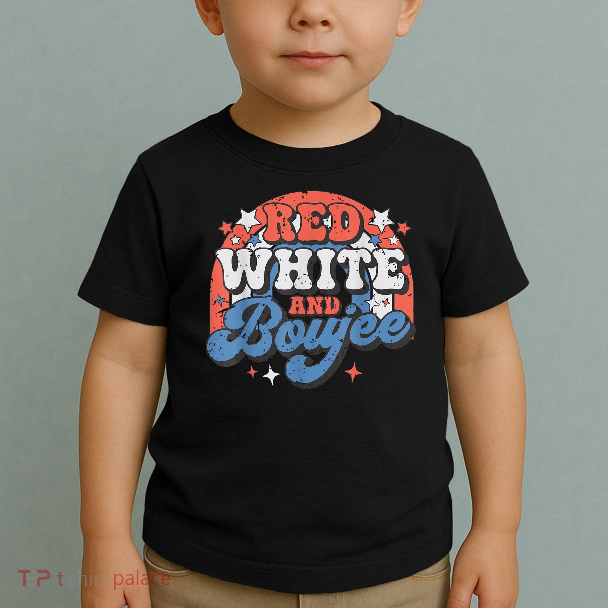 Red White And Boujee 4th Of July Toddler T-Shirt