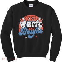 Red White And Boujee 4th Of July Kids Sweatshirt thumb 0