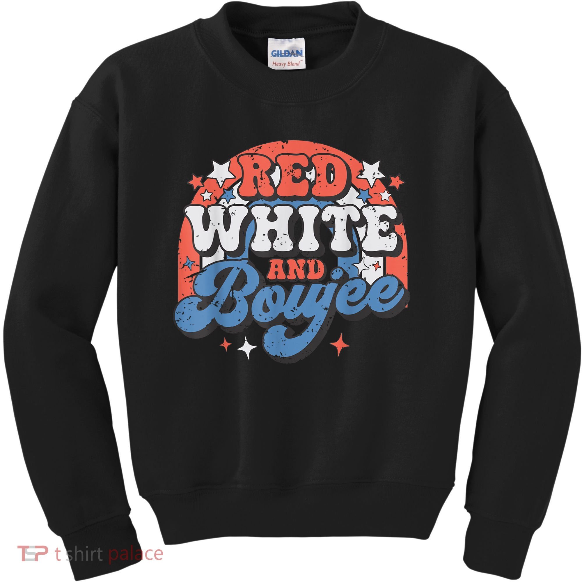 Red White And Boujee 4th Of July Kids Sweatshirt