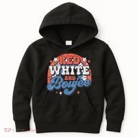 Red White And Boujee 4th Of July Kids Hoodie thumb 0