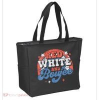 Red White And Boujee 4th Of July Tote Bag thumb 2