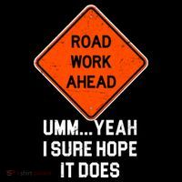 Road Work Ahead Funny Construction Women's Hoodie thumb 2