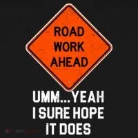 Road Work Ahead Funny Construction Tank Top thumb 6