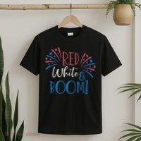 Red White And Boom 4th Of July T-Shirt thumb 2