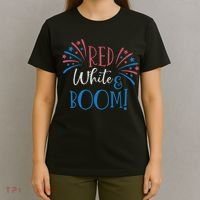 Red White And Boom 4th Of July T-Shirt thumb 4
