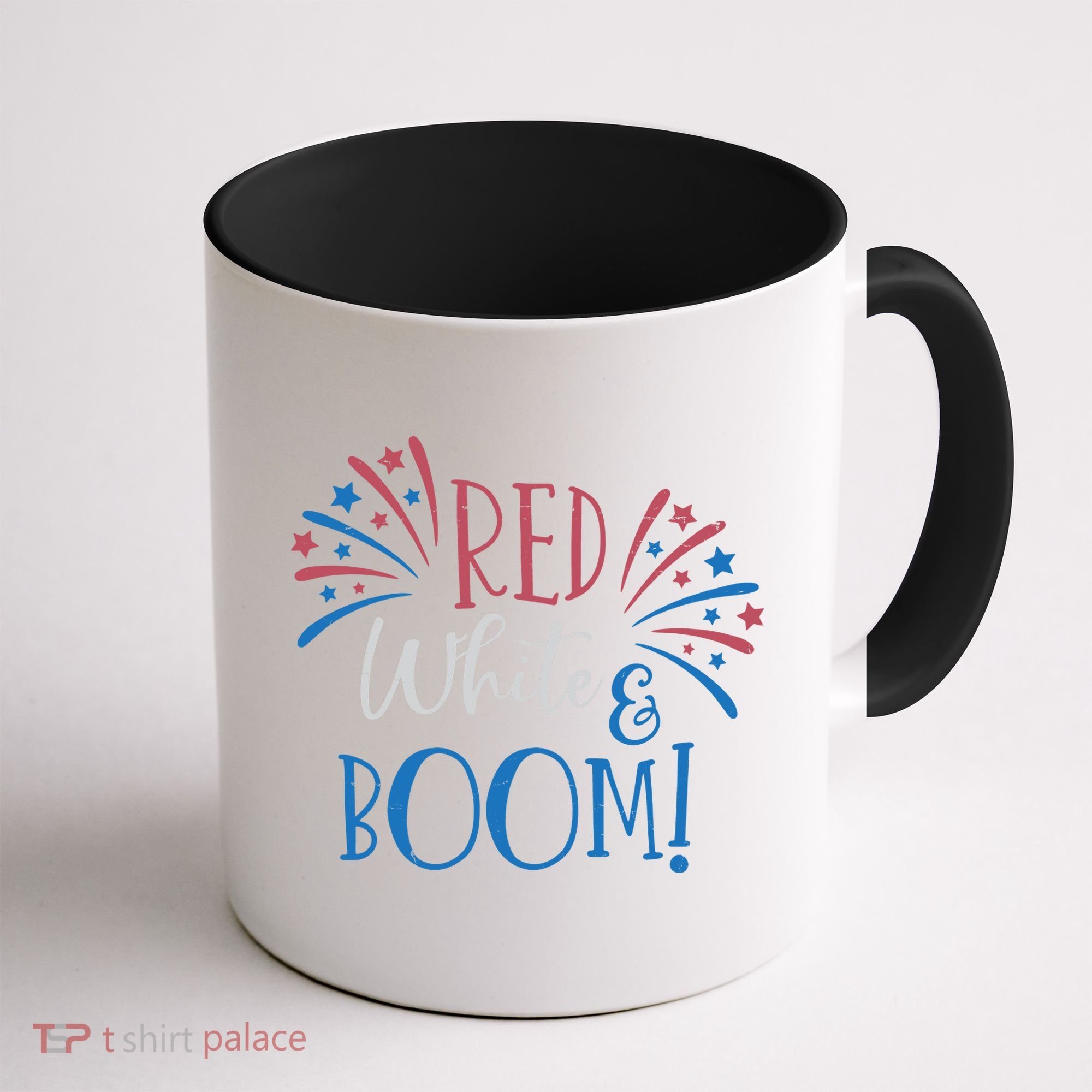 Red White And Boom 4th Of July Coffee Mug
