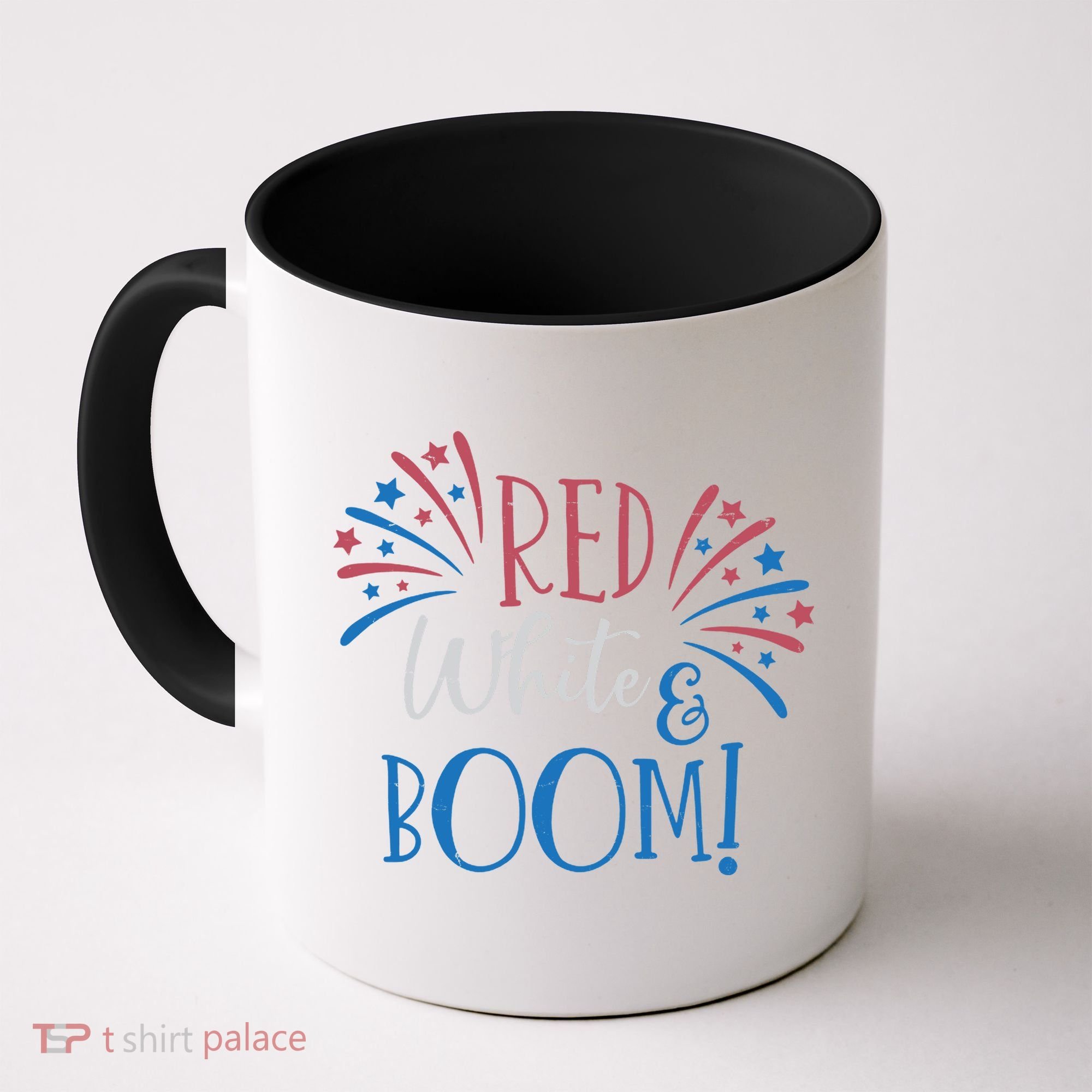 Red White And Boom 4th Of July Coffee Mug