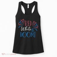 Red White And Boom 4th Of July Women's Tank Top thumb 0