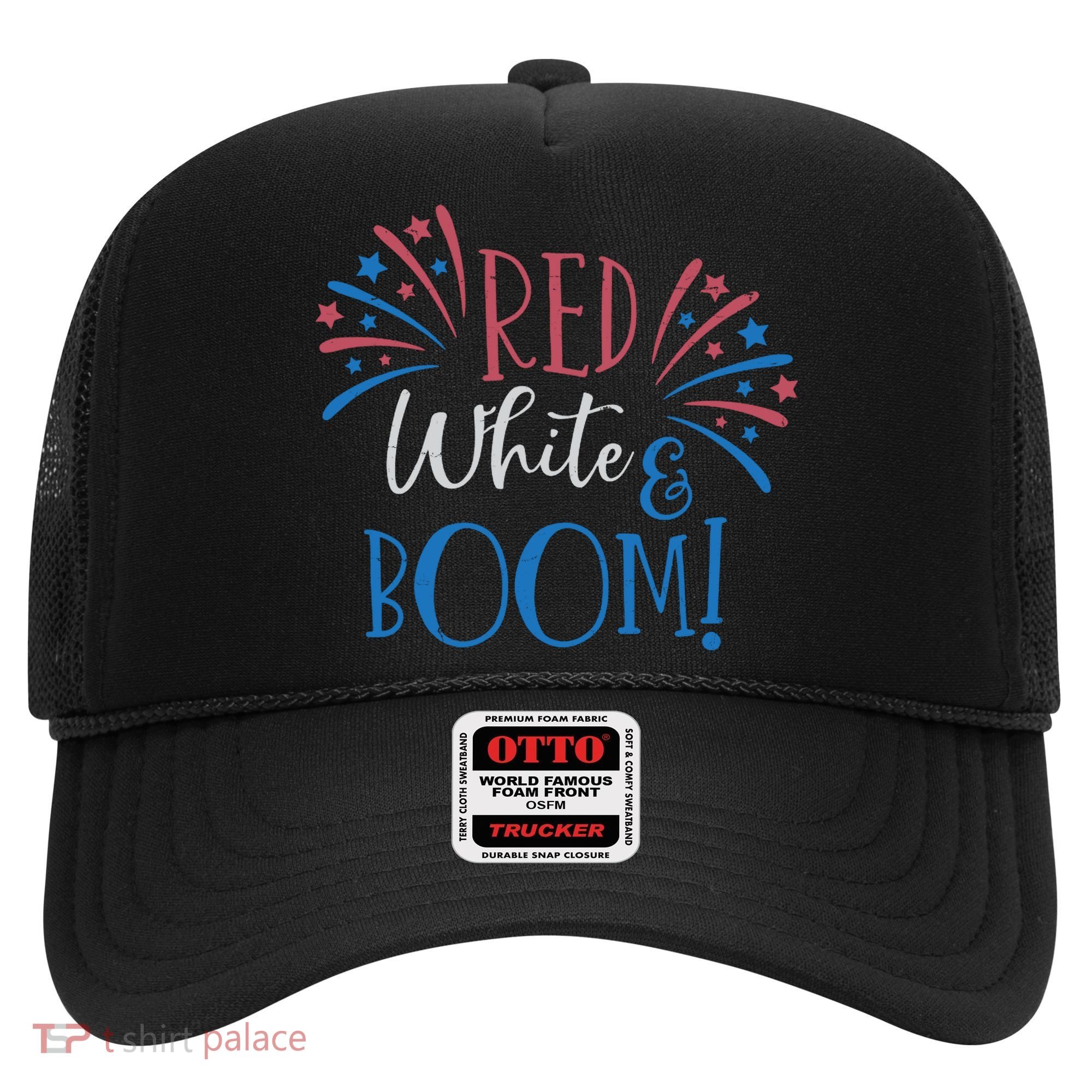 Red White And Boom 4th Of July Hat