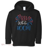 Red White And Boom 4th Of July Toddler Hoodie thumb 0