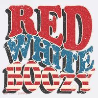 Red White And Boozy Tie Dye American Flag Patriotic July 4Th Sweatshirt thumb 3