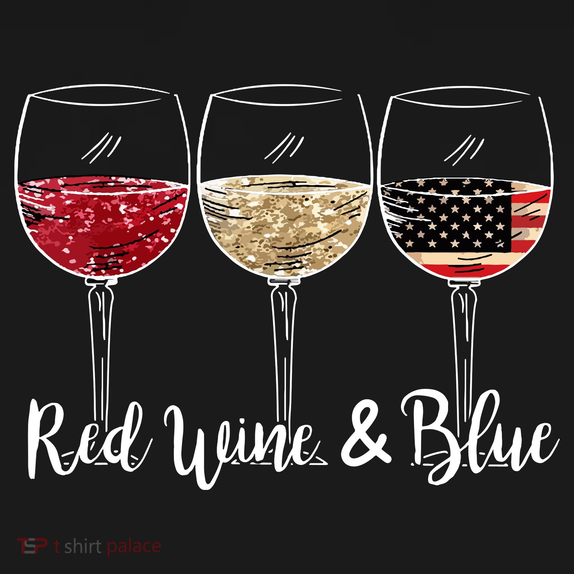 Red Wine And Blue Funny 4th Of July Drinking Wine Lover Backpack