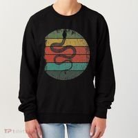 Retro Wild Animal Rainforest Zoo Keeper Pet Gift Snake Women's Sweatshirt thumb 0