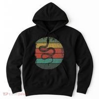 Retro Wild Animal Rainforest Zoo Keeper Pet Gift Snake Hoodie thumb 0