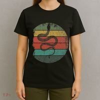 Retro Wild Animal Rainforest Zoo Keeper Pet Gift Snake T-Shirt thumb 4
