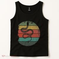 Retro Wild Animal Rainforest Zoo Keeper Pet Gift Snake Tank Top thumb 2
