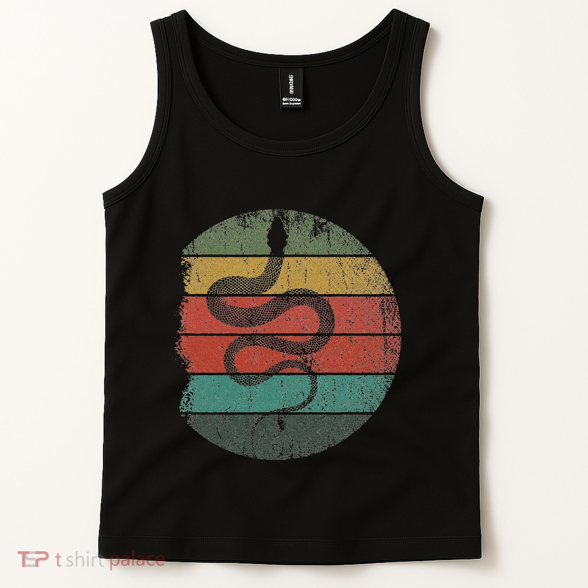 Retro Wild Animal Rainforest Zoo Keeper Pet Gift Snake Tank Top
