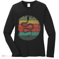 Retro Wild Animal Rainforest Zoo Keeper Pet Gift Snake Women's Long Sleeve Shirt thumb 0