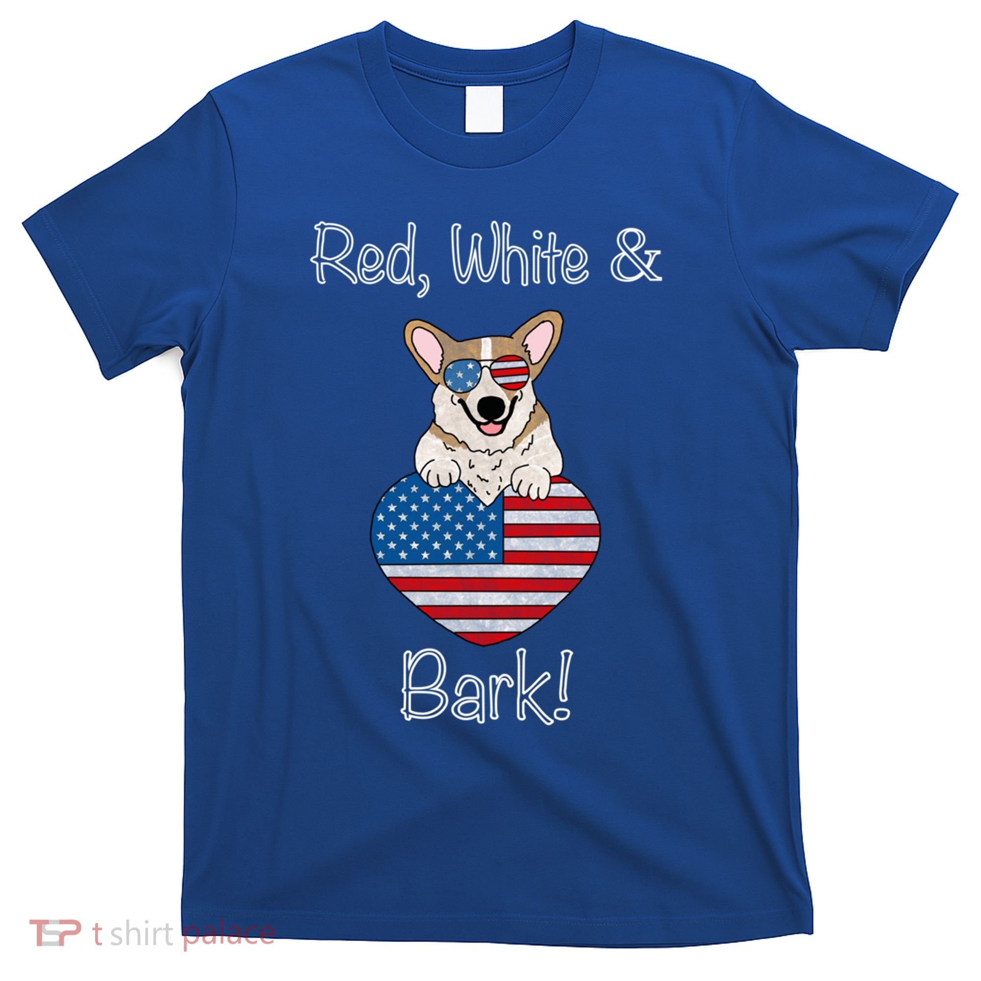 Red White And Bark Pembroke Welsh Corgi Indian Creek Corgi Gift T-Shirt