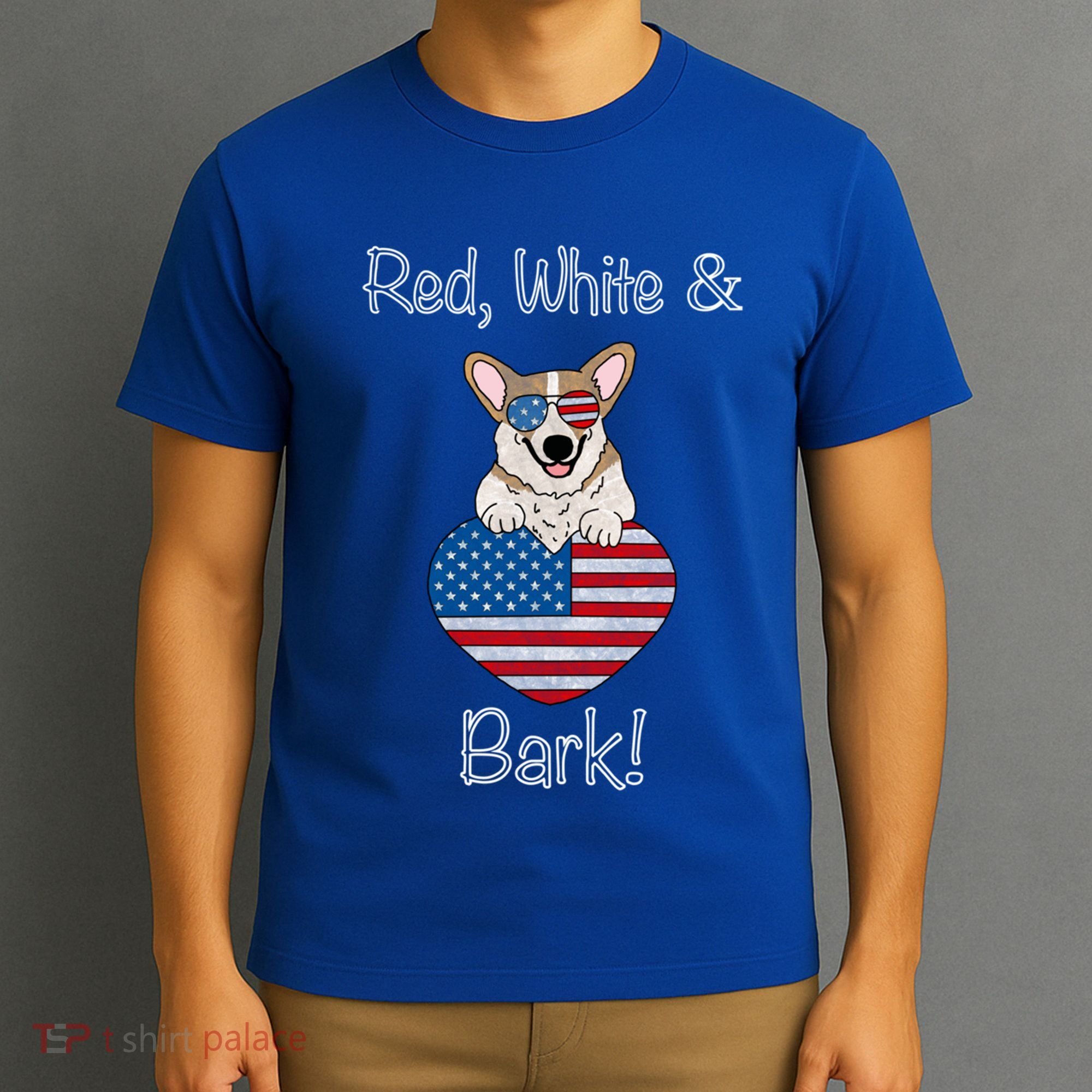 Red White And Bark Pembroke Welsh Corgi Indian Creek Corgi Gift T-Shirt