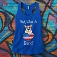 Red White And Bark Pembroke Welsh Corgi Indian Creek Corgi Gift Women's Tank Top thumb 3