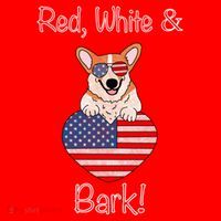 Red White And Bark Pembroke Welsh Corgi Indian Creek Corgi Gift Santa Hat thumb 1