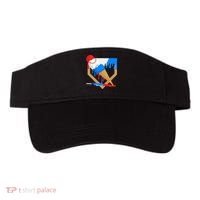 Red White And Blue Baseball Ice Cream Drip Visor thumb 0