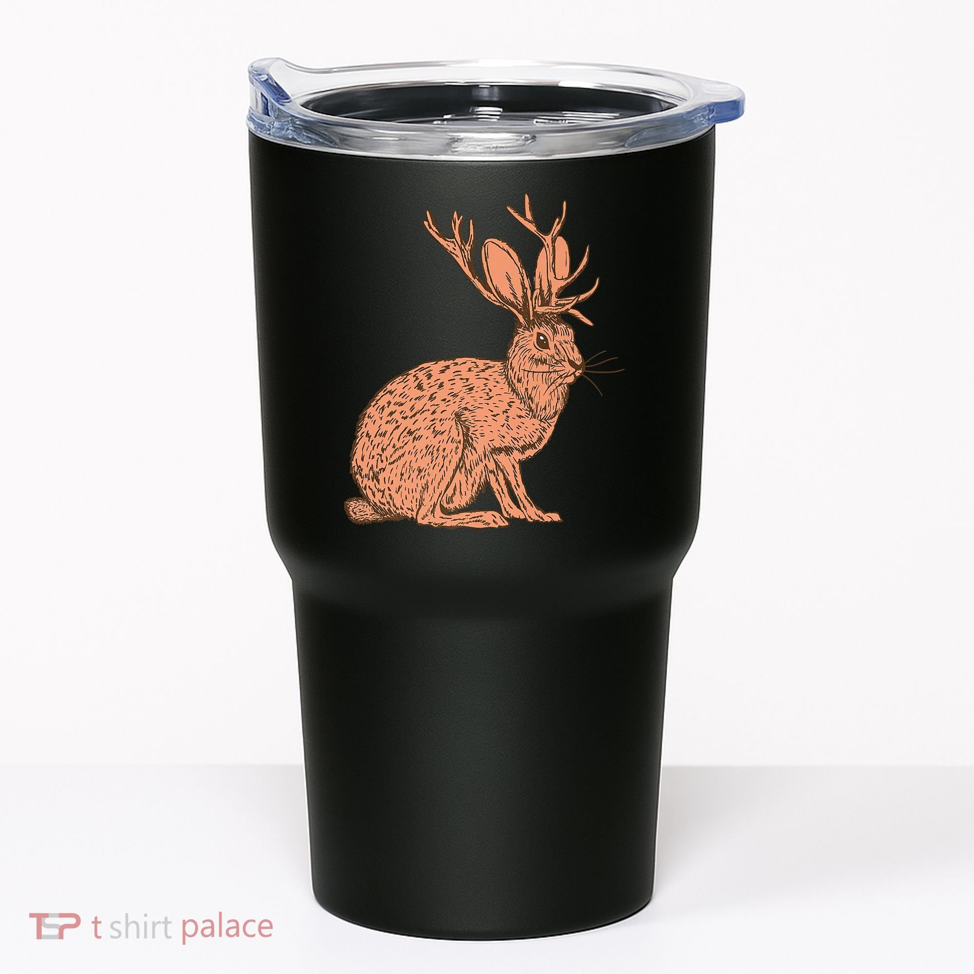 Retro Wild Animal Jackrabbit With Antelope Horns Jackalope Tumbler