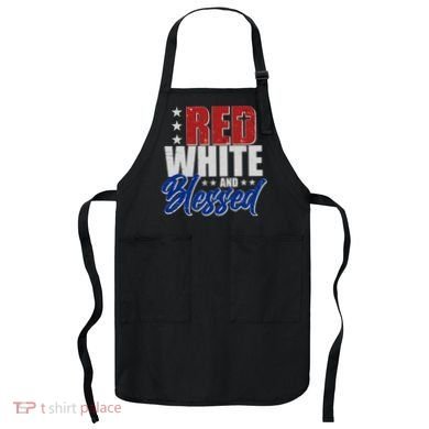 Red White And Blessed Apron