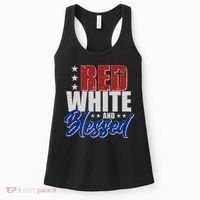 Red White And Blessed Women's Tank Top thumb 0