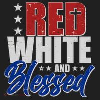 Red White And Blessed Hat thumb 2