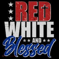 Red White And Blessed Toddler Hoodie thumb 2