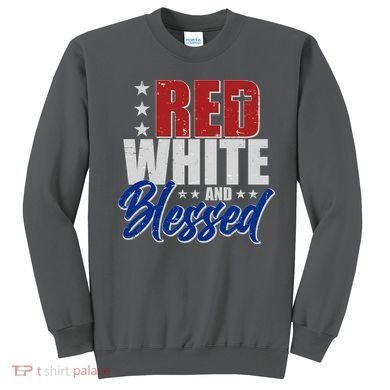 Red White And Blessed Sweatshirt