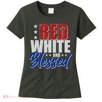 Red White And Blessed Women's T-Shirt thumb 0