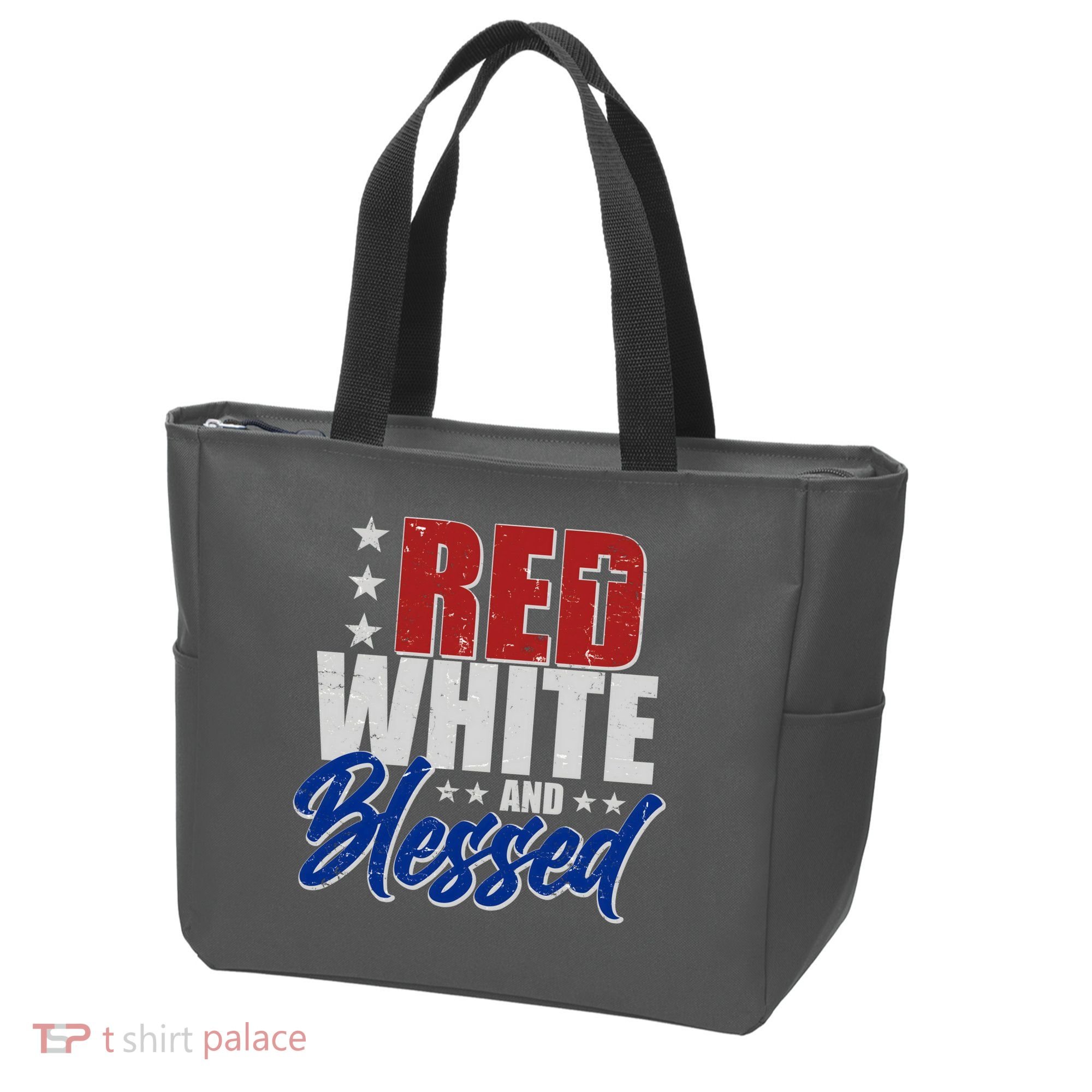 Red White And Blessed Tote Bag