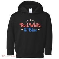 Red White And Blue 4th Of July Holiday Toddler Hoodie thumb 0