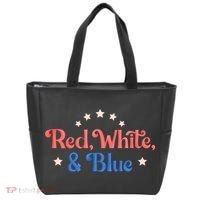 Red White And Blue 4th Of July Holiday Tote Bag thumb 0