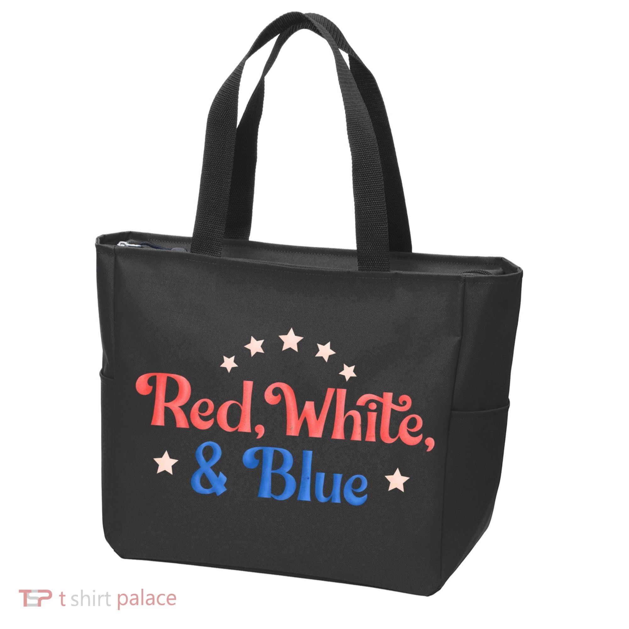 Red White And Blue 4th Of July Holiday Tote Bag