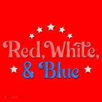 Red White And Blue 4th Of July Holiday Santa Hat thumb 1