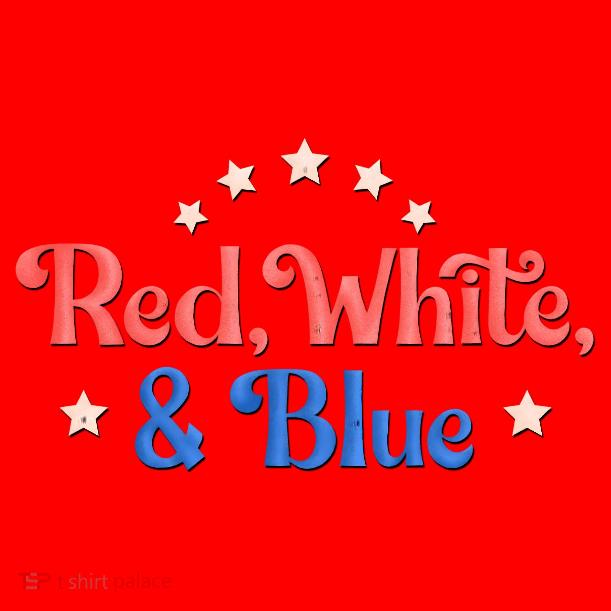 Red White And Blue 4th Of July Holiday Santa Hat
